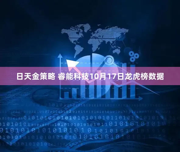 日天金策略 睿能科技10月17日龙虎榜数据